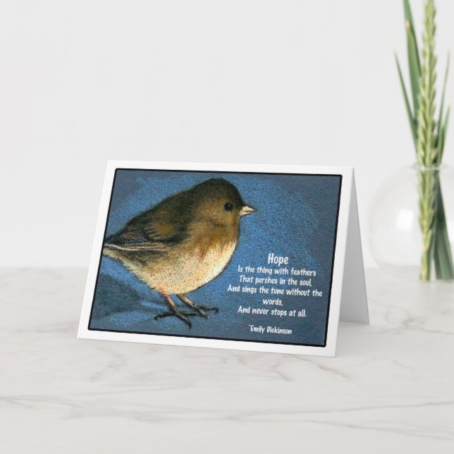 TARJETA DEL ESTÍMULO CON EL PÁJARO DEL JUNCO (Anverso)