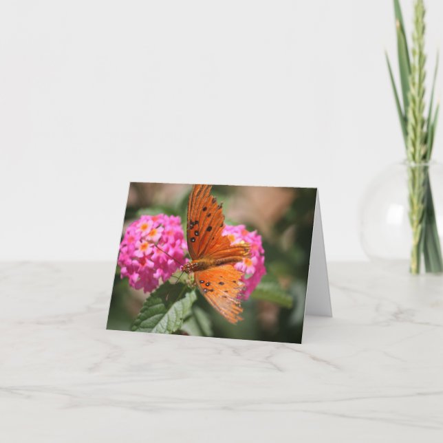 Tarjeta del estímulo de la mariposa (Anverso)
