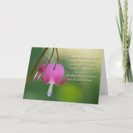 Tarjeta del estímulo del corazón sangrante