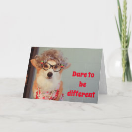 Tarjeta del estímulo del Corgi