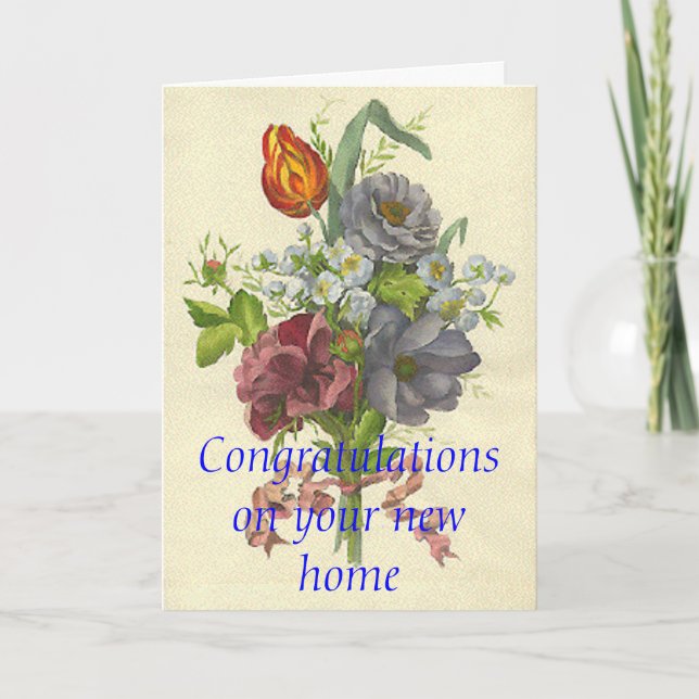 Tarjeta del estreno de una casa (Anverso)