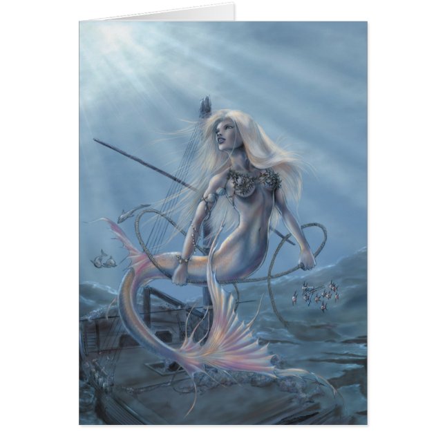 Tarjeta del explorador de la sirena (Frente)