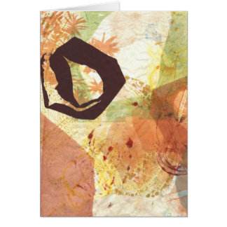 Tarjeta del extracto del paso de Enso del círculo