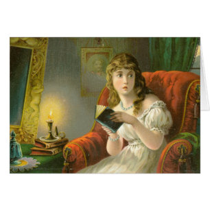 Tarjeta del fantasma del Victorian