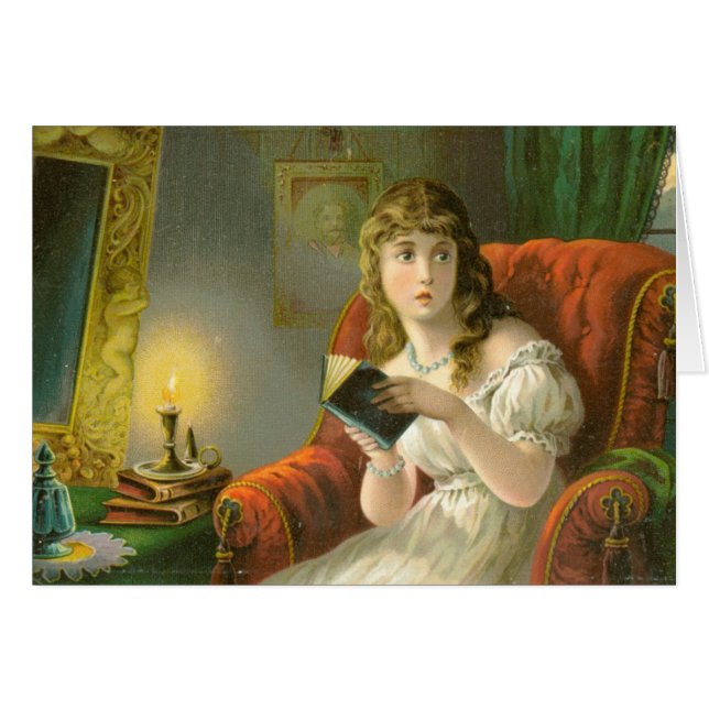 Tarjeta del fantasma del Victorian (Anverso (Horizontal))