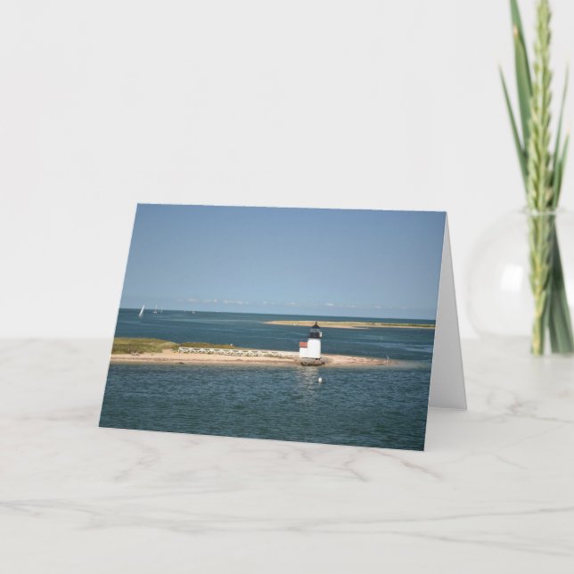 Tarjeta del faro del punto de Barnacla (Anverso)