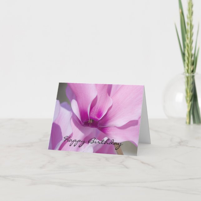 Tarjeta del feliz cumpleaños (Anverso)
