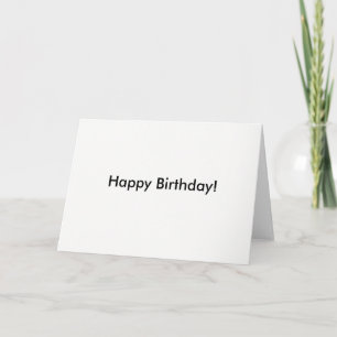 Tarjeta del feliz cumpleaños