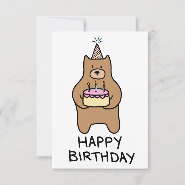Tarjeta del feliz cumpleaños (Anverso)
