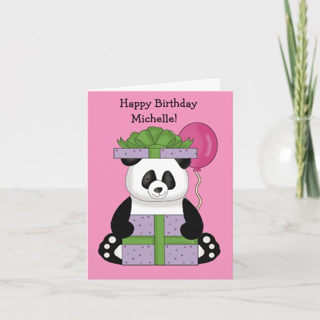 Tarjeta del feliz cumpleaños (Anverso)