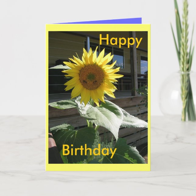 Tarjeta del feliz cumpleaños (Anverso)