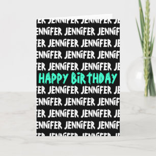 Tarjeta del feliz cumpleaños con nombre