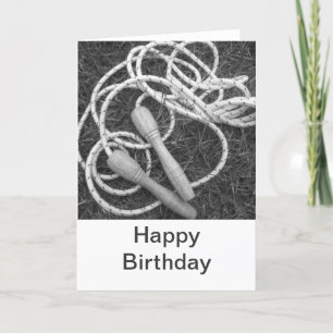 Tarjeta del feliz cumpleaños de las cuerdas que