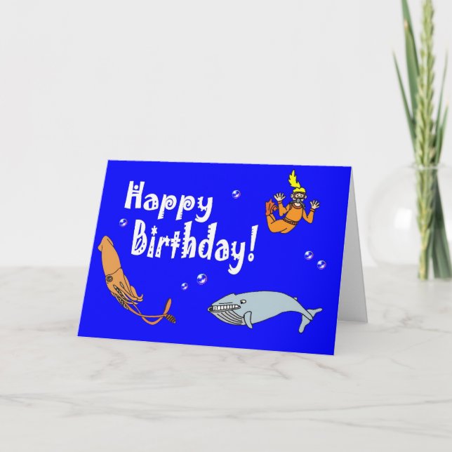 Tarjeta del feliz cumpleaños de los niños del (Anverso)