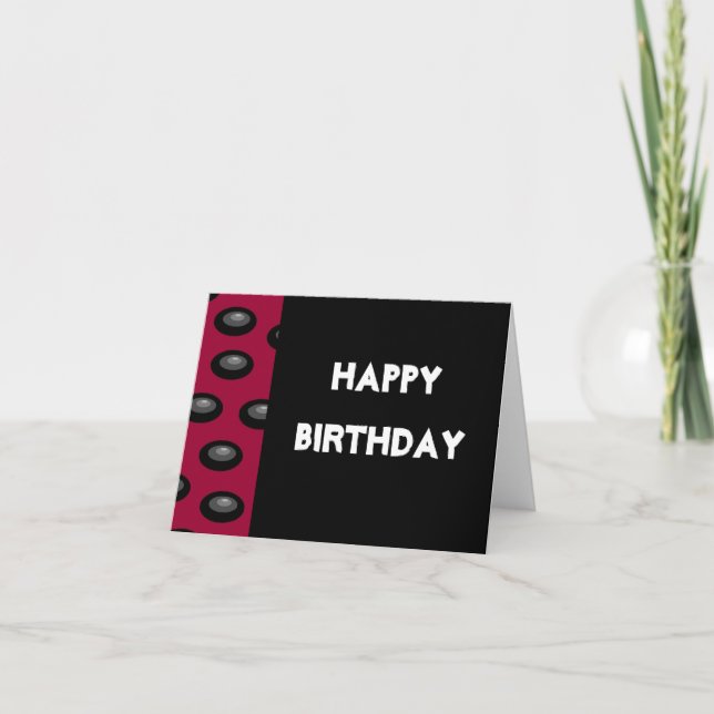Tarjeta del feliz cumpleaños (espacio en blanco (Anverso)