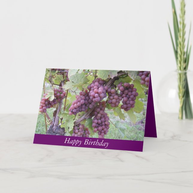 Tarjeta del feliz cumpleaños para celebrar los (Anverso)