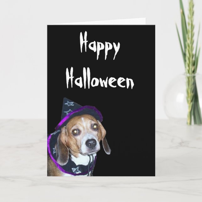 Tarjeta del feliz Halloween (Anverso)