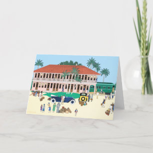 Tarjeta del Ferrocarril Histórico de Boca Grande