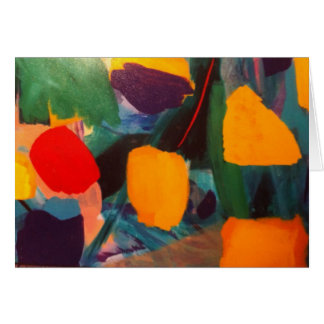 Tarjeta del festival del tulipán