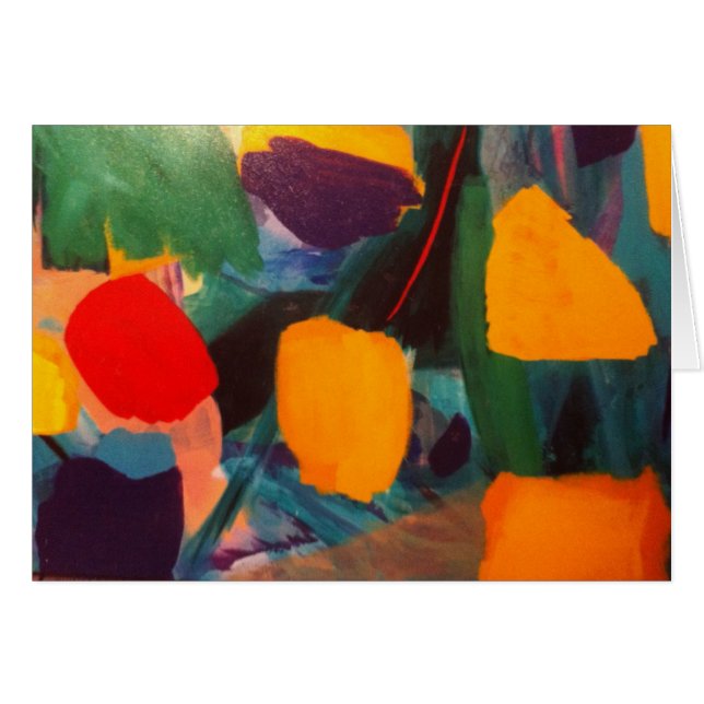 Tarjeta del festival del tulipán (Anverso (Horizontal))