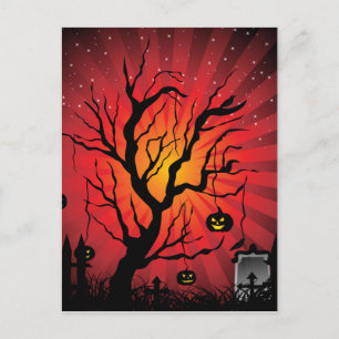 Tarjeta del fiesta de Halloween