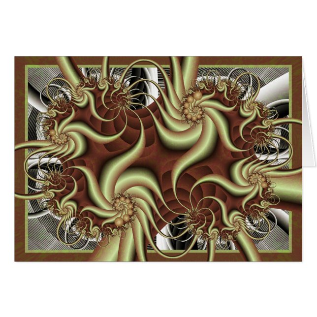 Tarjeta del fractal (Anverso (Horizontal))