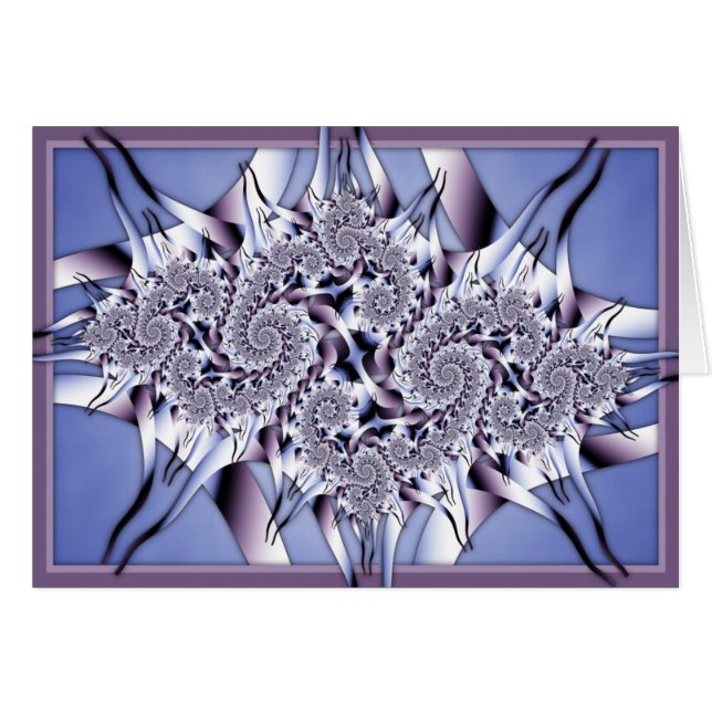 Tarjeta del fractal 200706061903d (Anverso (Horizontal))