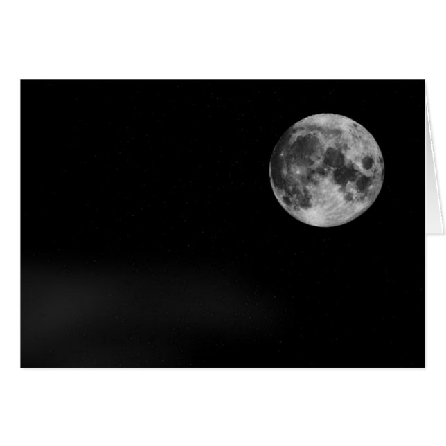 tarjeta del fullmoon (Anverso (Horizontal))