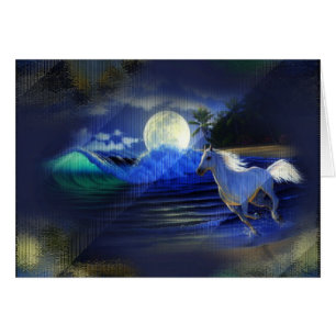 Tarjeta del funcionamiento del claro de luna