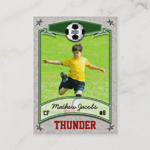 Tarjeta del fútbol