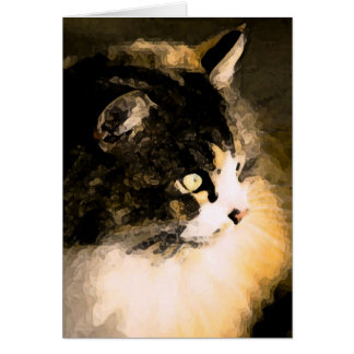 Tarjeta del gato