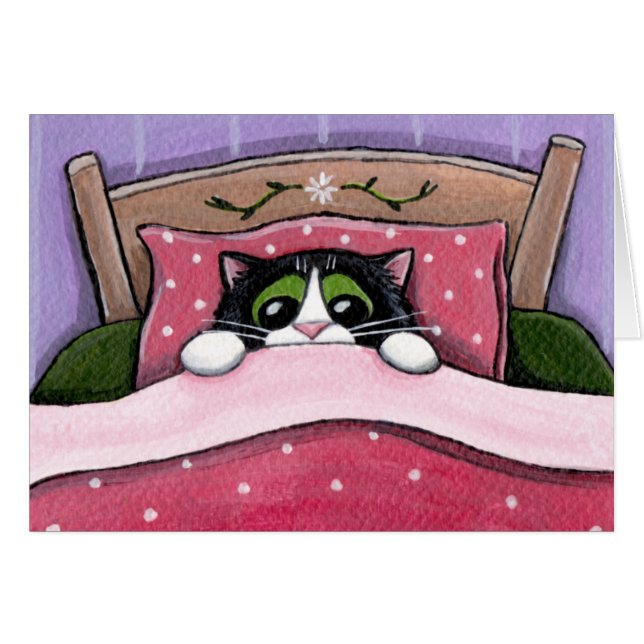 Tarjeta del gato 1 de Scaredy (Anverso (Horizontal))