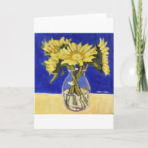 Tarjeta del girasol