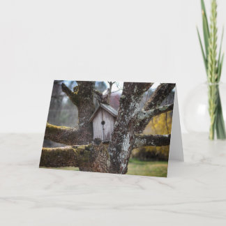 Tarjeta del greetibg de Framable del Birdhouse