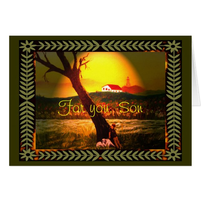 Tarjeta del hijo (Anverso (Horizontal))