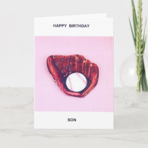 Tarjeta del hijo del feliz cumpleaños