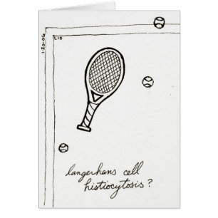 Tarjeta del Histiocytosis de la célula de