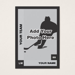 Tarjeta del hockey