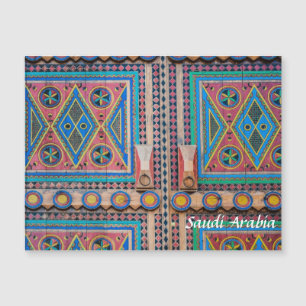 Tarjeta del imán de la puerta de la Arabia Saudit