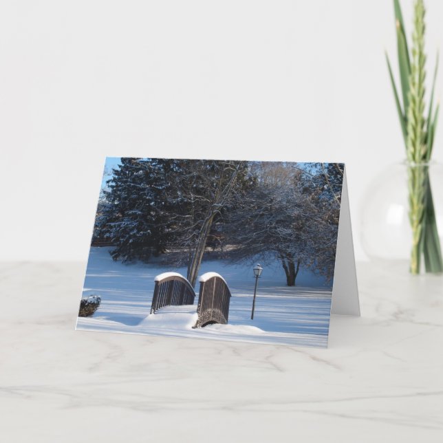 tarjeta del invierno (Anverso)