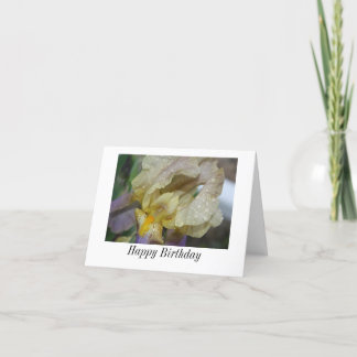 Tarjeta del iris del feliz cumpleaños