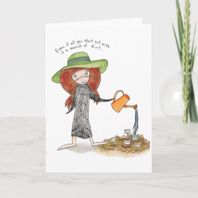 Tarjeta del jardín (Anverso)