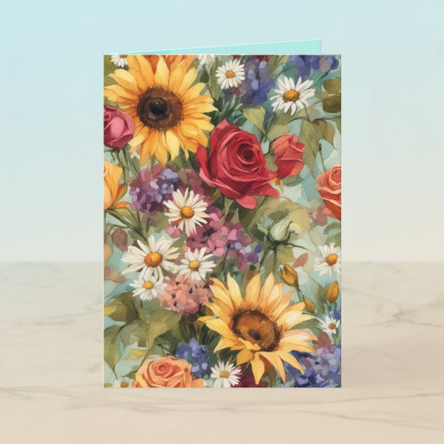 Tarjeta Del jardín de flores para cualquier ocasión  (Subido por el creador)