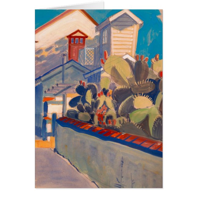 Tarjeta del jardín de la misión de San Juan (Frente)