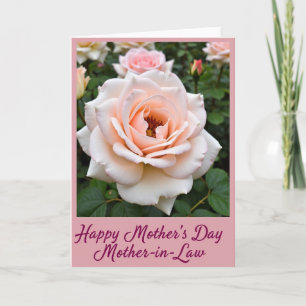 Tarjeta del jardín de rosas de lunares