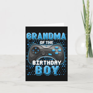 Tarjeta Del Jugador De Videojuegos De Cumpleaños Cumpleaño