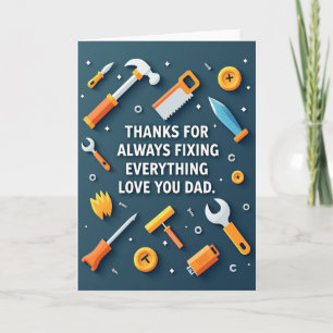 Tarjeta del Kit de herramientas del Día del Padre