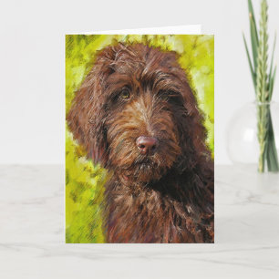tarjeta del labradoodle