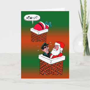 Tarjeta del ladrón de Navidad