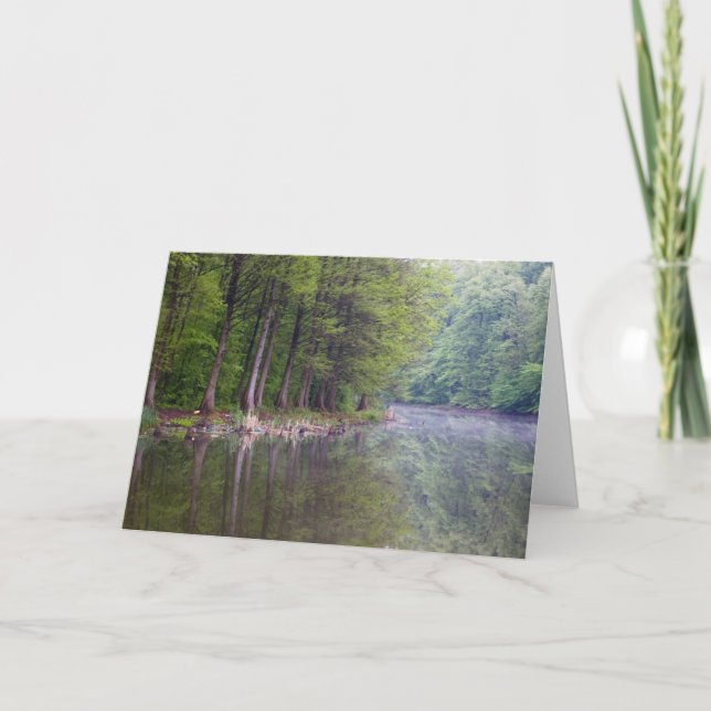 Tarjeta del lago forest (Anverso)